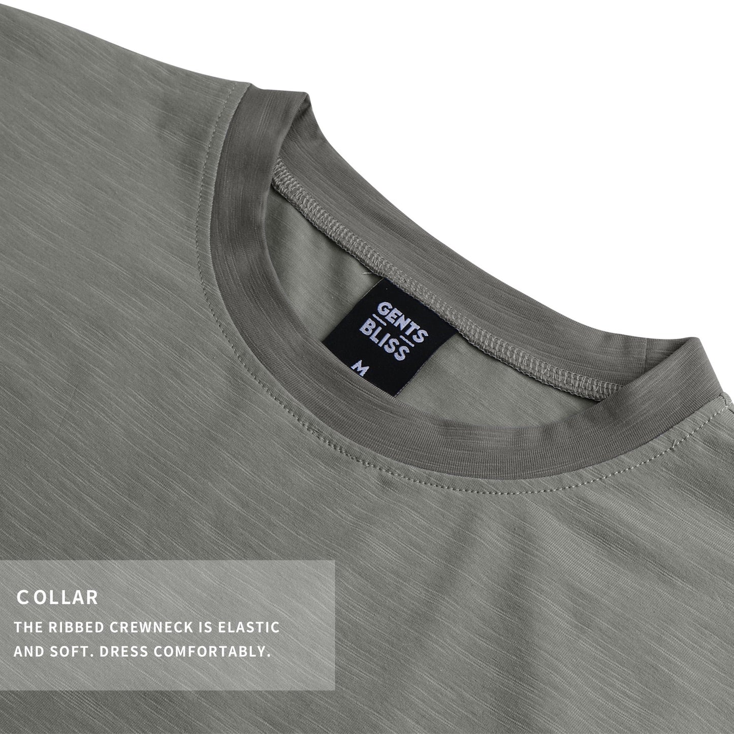 Short Sleeve Men T Shirts Ribbed Crew Neck Shirts for Men Color Block Tee Shirts with Pocket