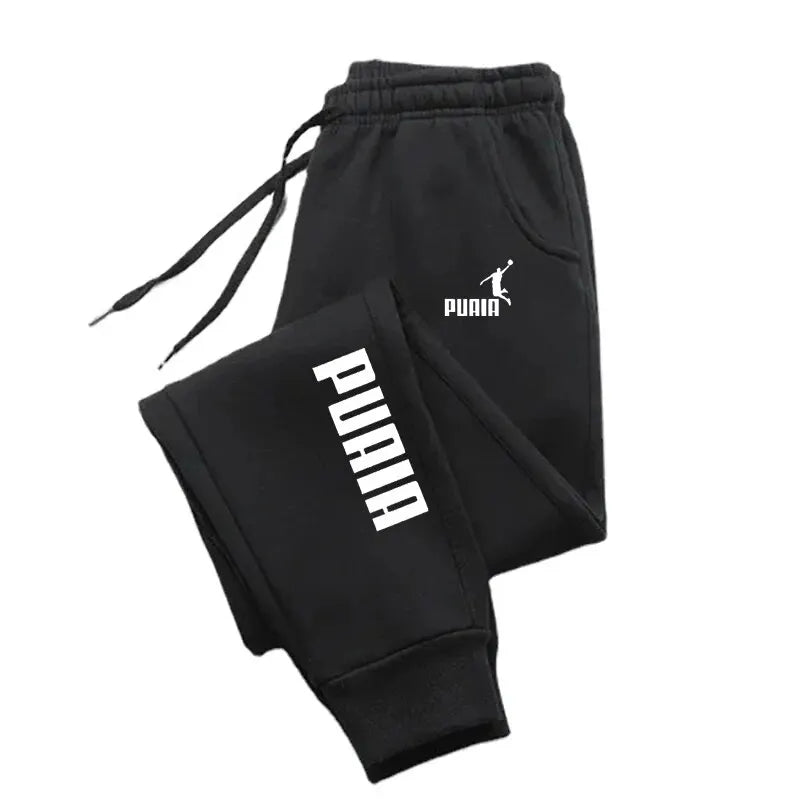 PUAIA Printed Men's Sweatpants Spring Autumn Jogging Trousers Fitness