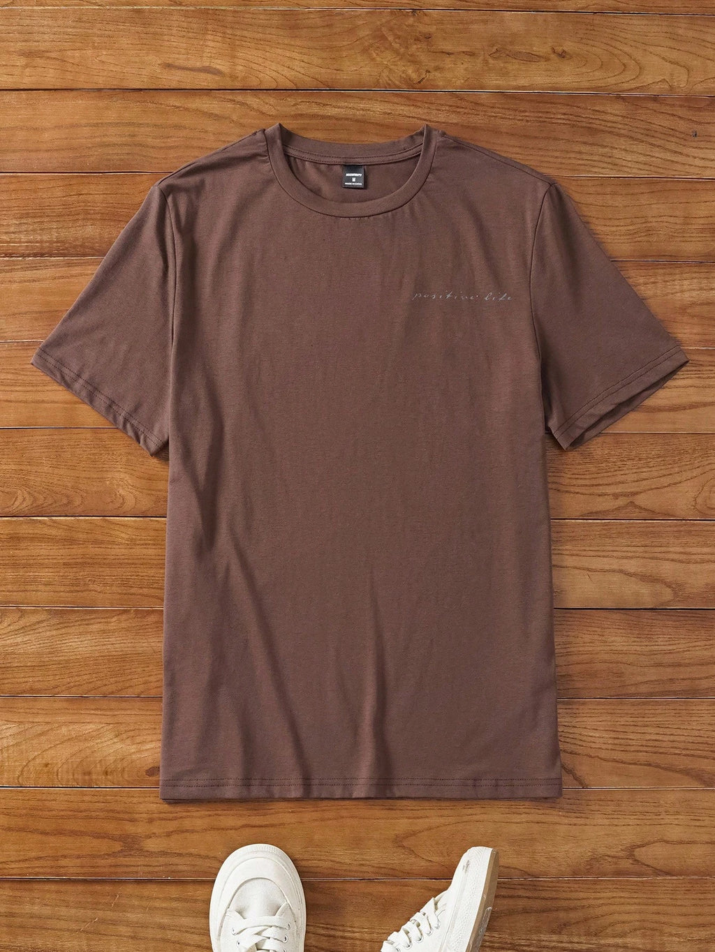 Manfinity Modagents Men T-Shirts Fit Crew Neck Short Sleeve Graphic Tee Palm Tree Casual Fashion Men Clothes Summer